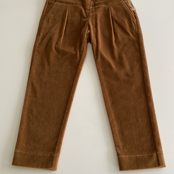 New Mimisol Made in Italy Dressy Girls Velvet Pants Size 6 - Picture 4 of 10